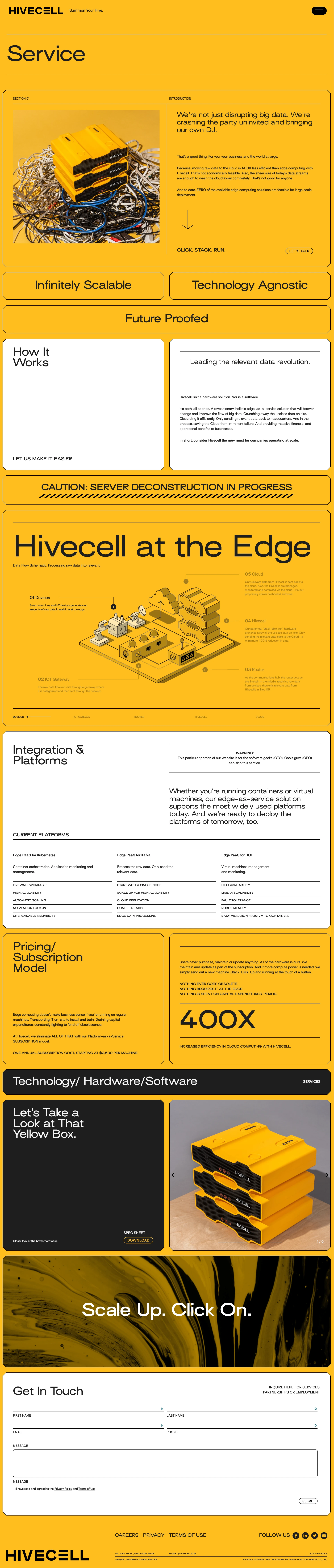 Hivecell - Service Example