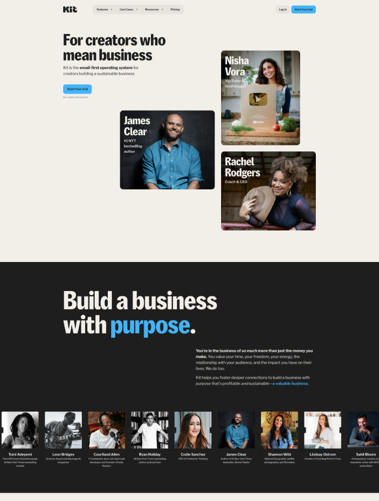 Kit website design - Lapa Ninja