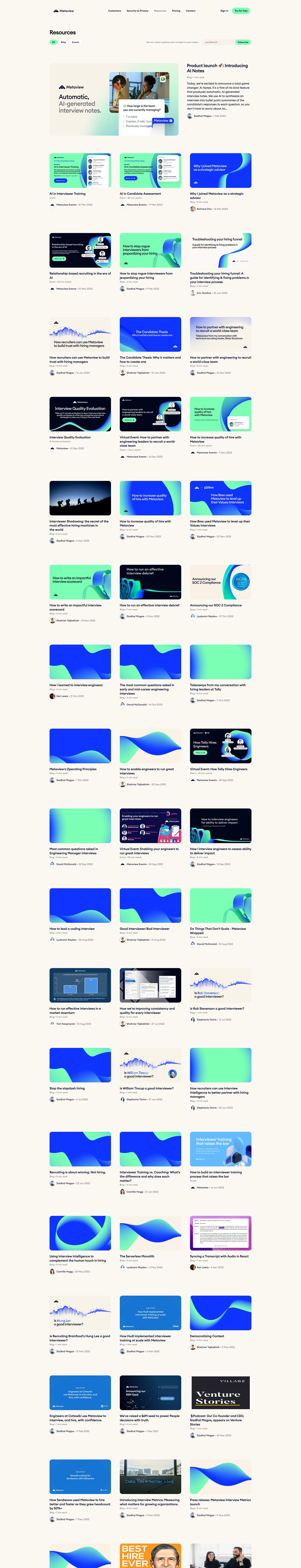 Metaview website design - Lapa Ninja