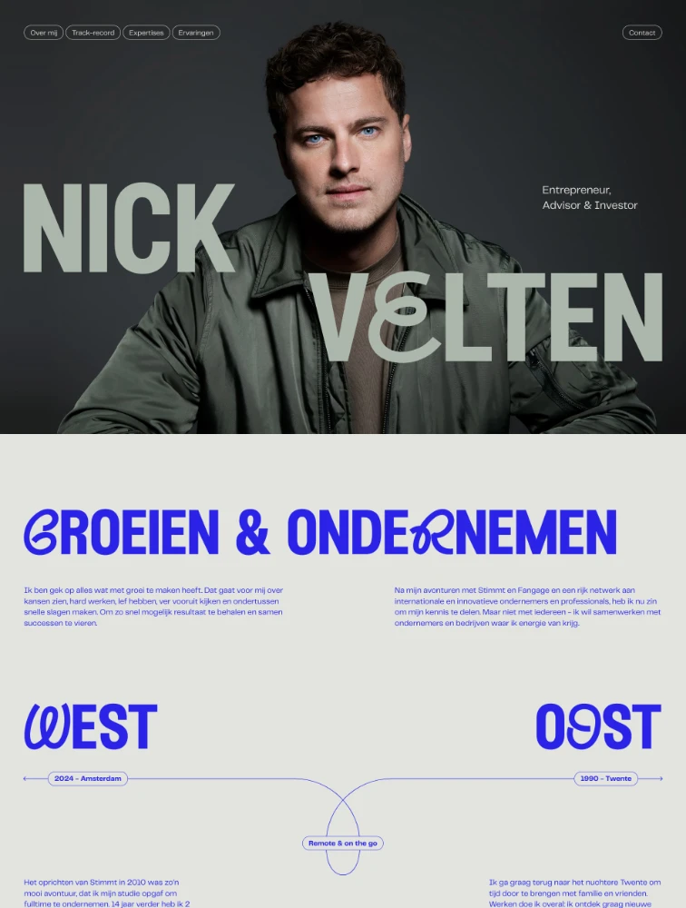 Nick Velten Landing Page Example