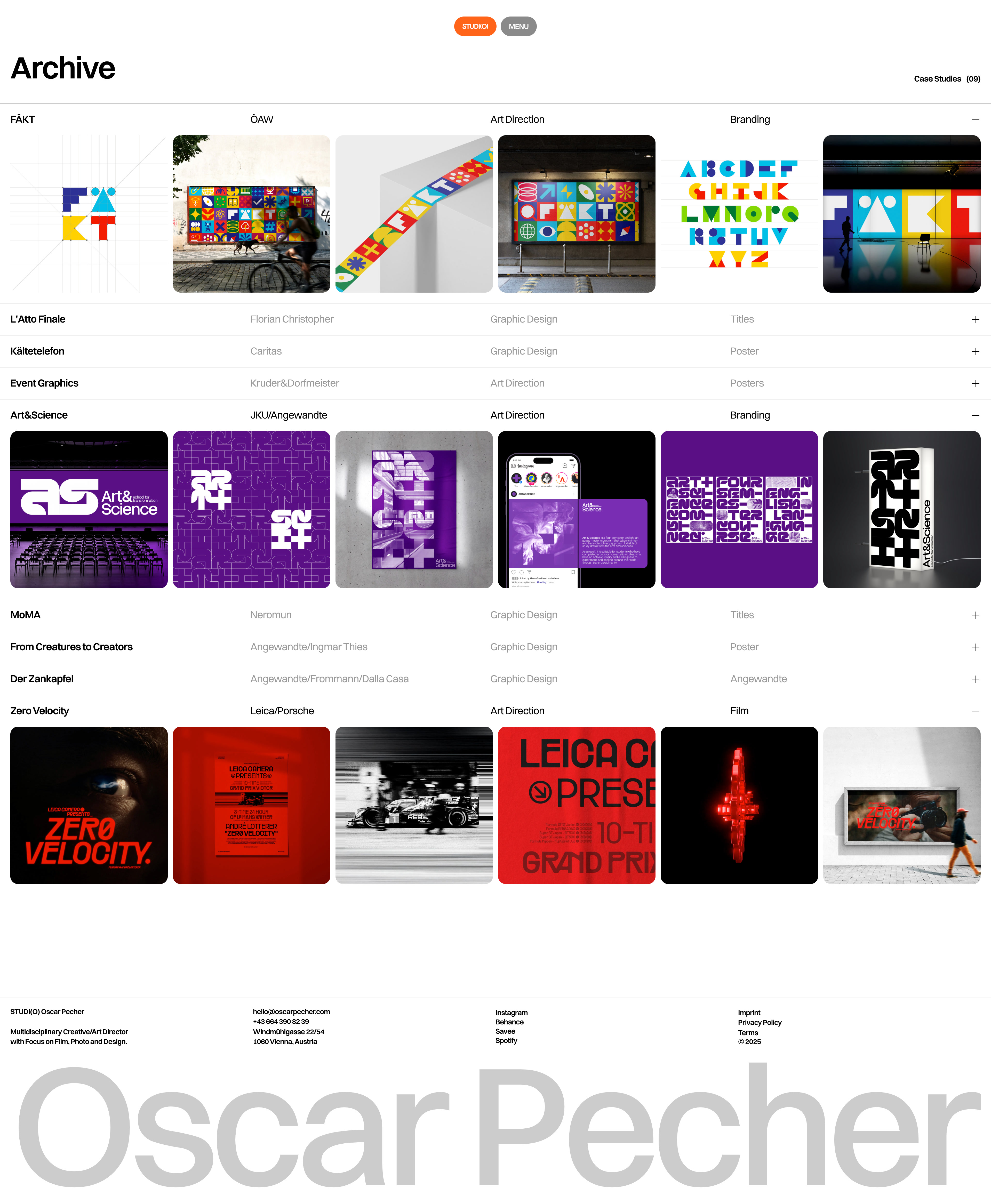 Oscar Pecher - Archive Example