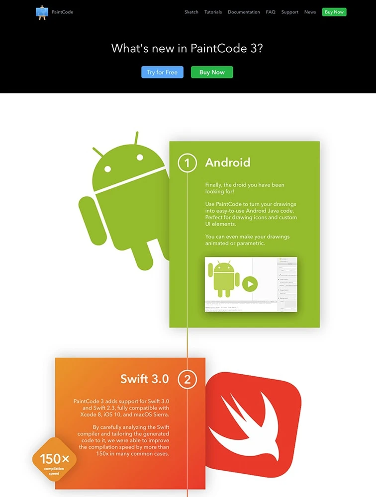 PaintCode 3 - Website Showcase | Lapa Ninja