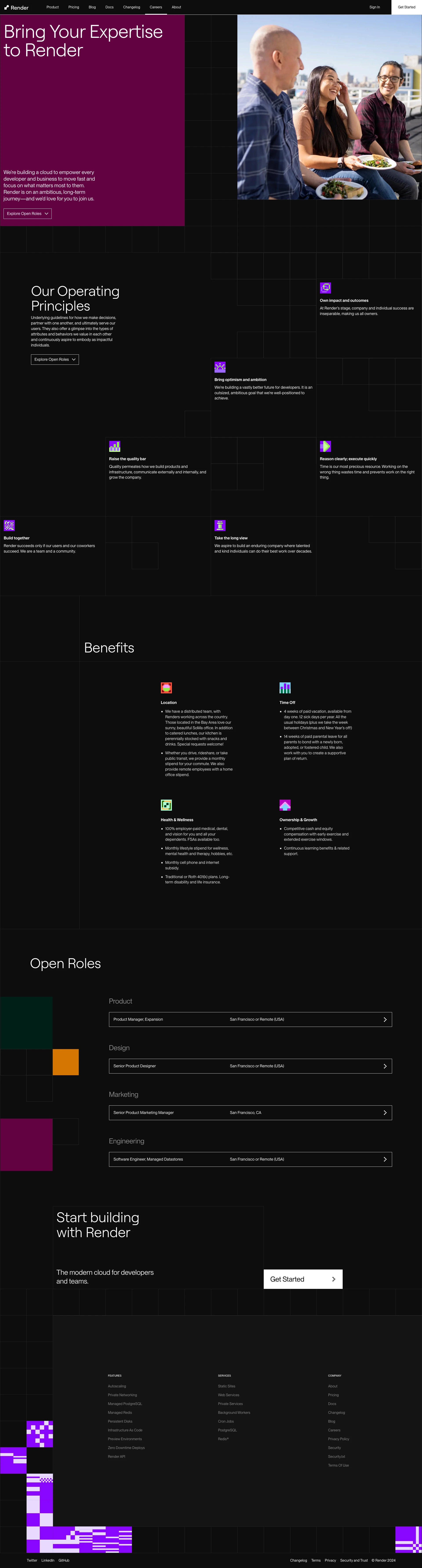 Render website design - Lapa Ninja