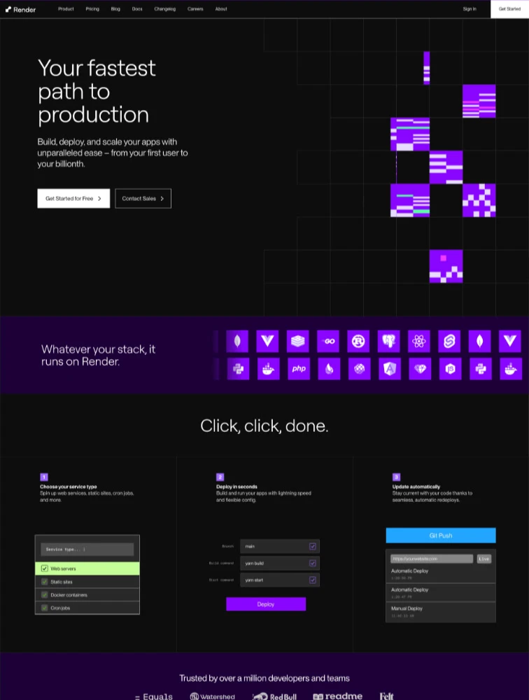 Render website design - Lapa Ninja