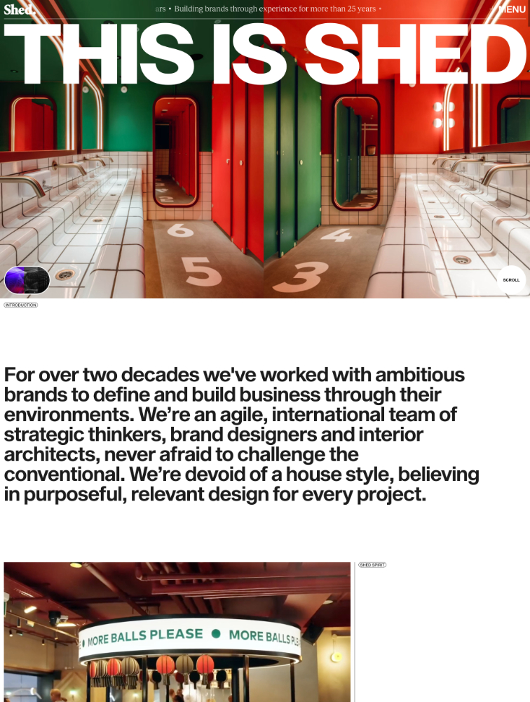 Shed Landing Page Example