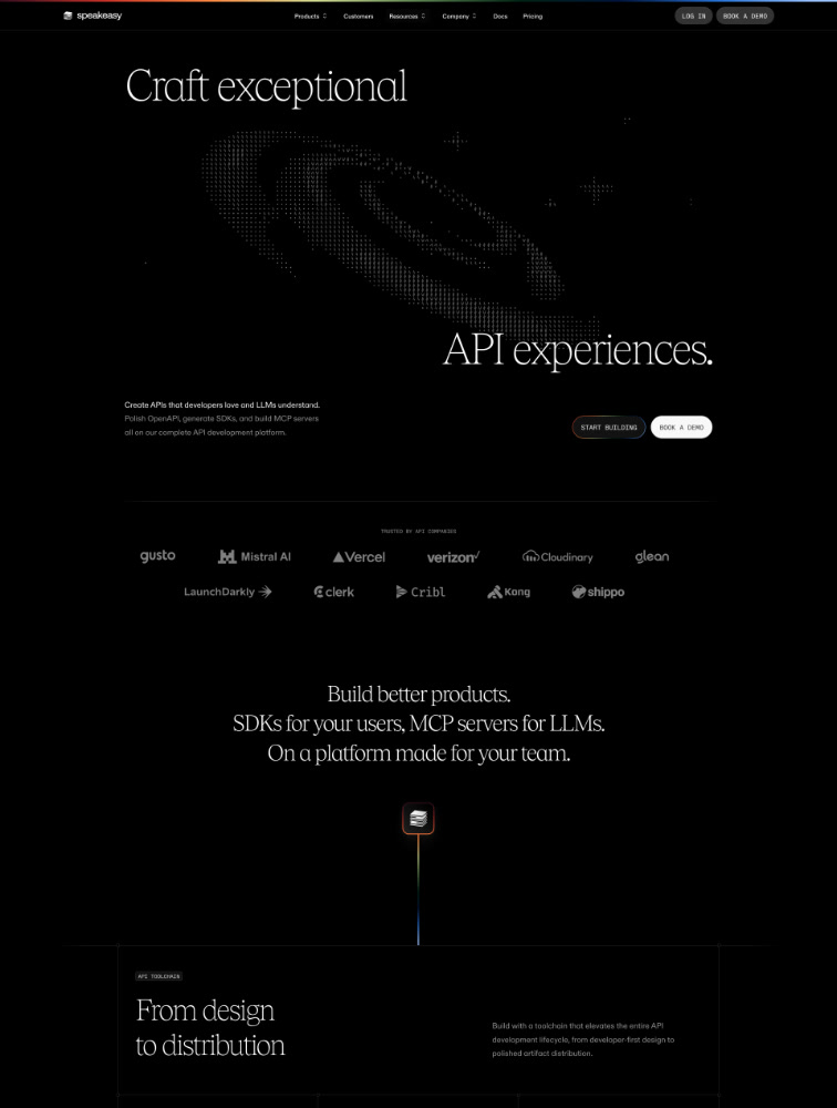 Speakeasy Landing Page Example