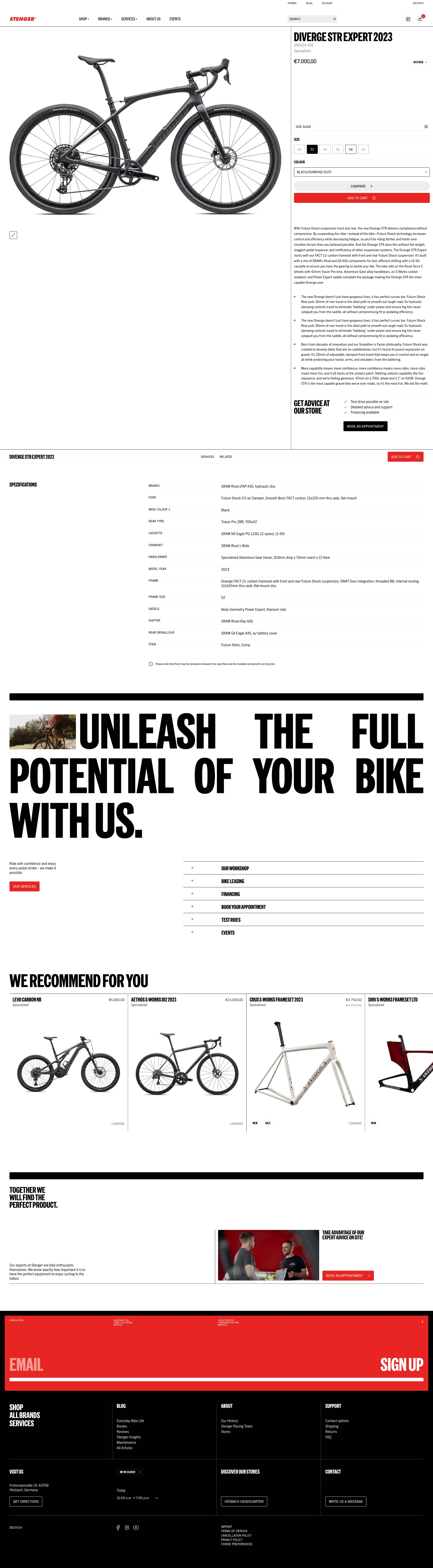 Stenger Bike Landing Page Example: Explore a world of cycling passion at Zweirad Stenger GmbH, where quality bikes and accessories meet enthusiasm on two wheels. Visit our online store for everything your biking heart desires, from the latest models to trusted tools and gear. Kickstart your cycling journey with us!