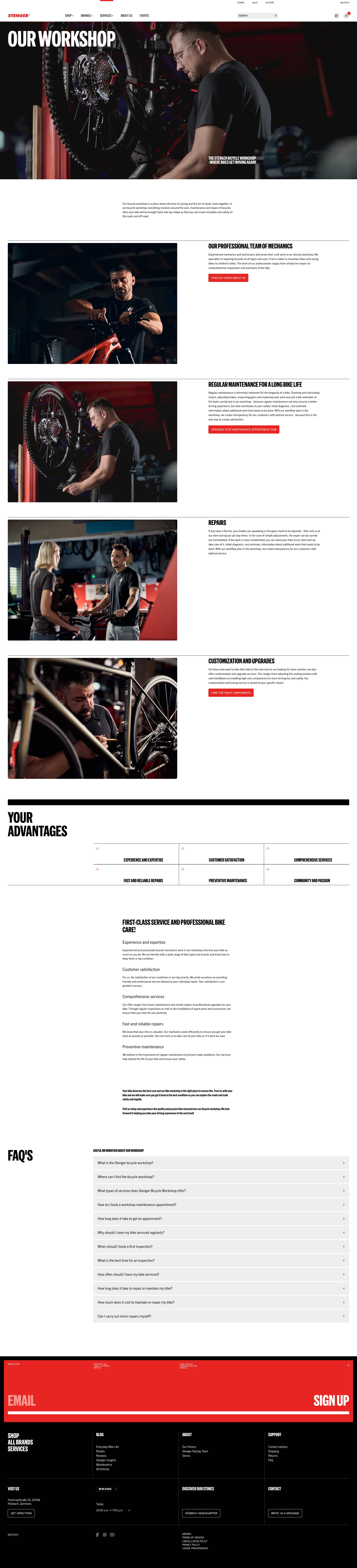 Stenger Bike Landing Page Example: Explore a world of cycling passion at Zweirad Stenger GmbH, where quality bikes and accessories meet enthusiasm on two wheels. Visit our online store for everything your biking heart desires, from the latest models to trusted tools and gear. Kickstart your cycling journey with us!