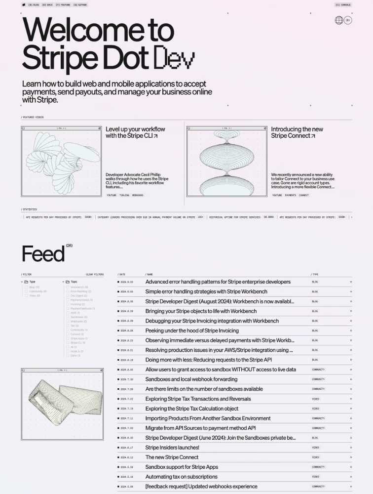 Stripe Dot Dev Landing Page Example