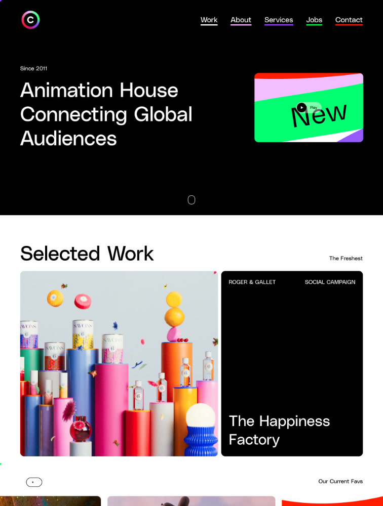 Clim Studio Landing Page Design