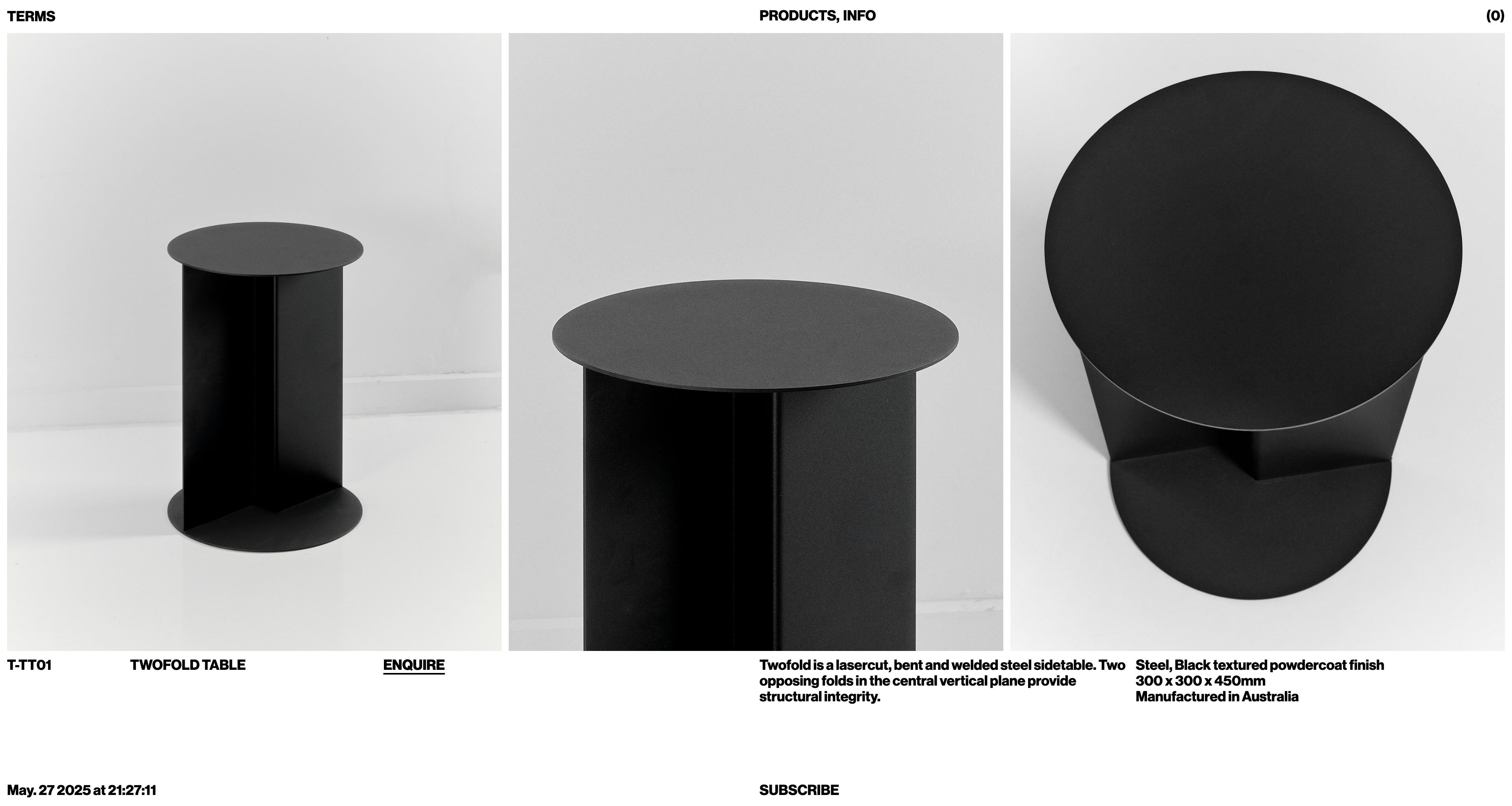 TERMS - Product Detail Example