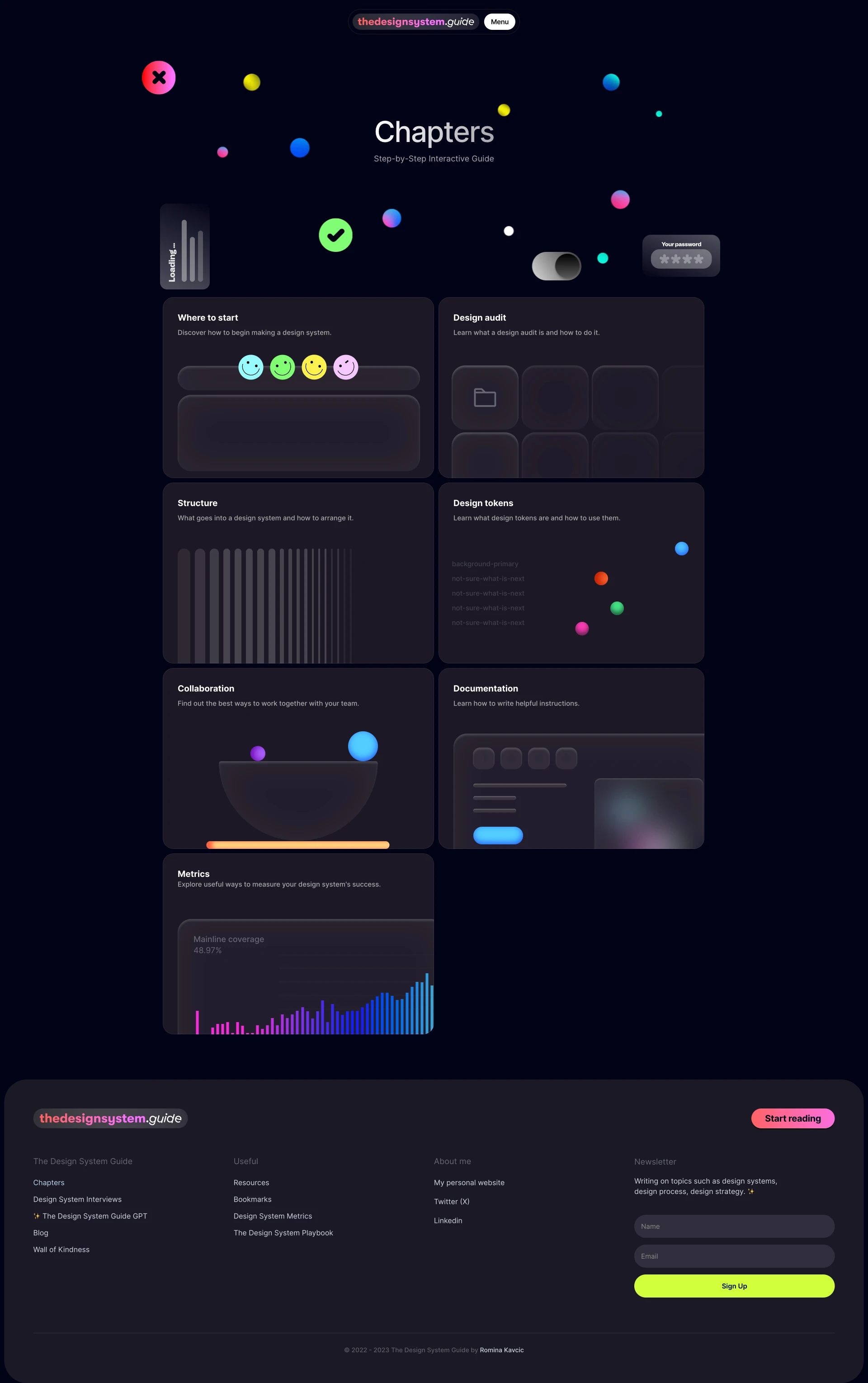 System Guide Blog Design Example The Design System Guide website design - Lapa Ninja
