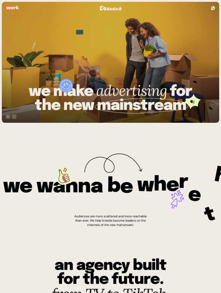 Truus Landing Page Example