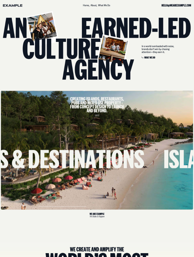 Example Landing Page Example