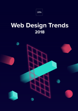 Web Design Trends 2018 book cover