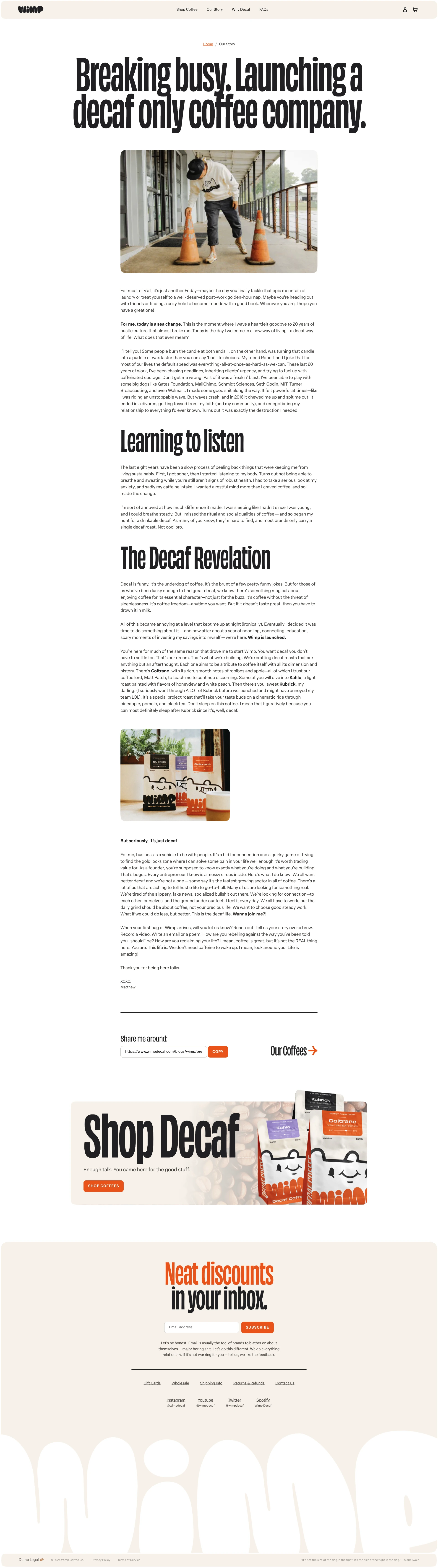 Wimp website design - Lapa Ninja
