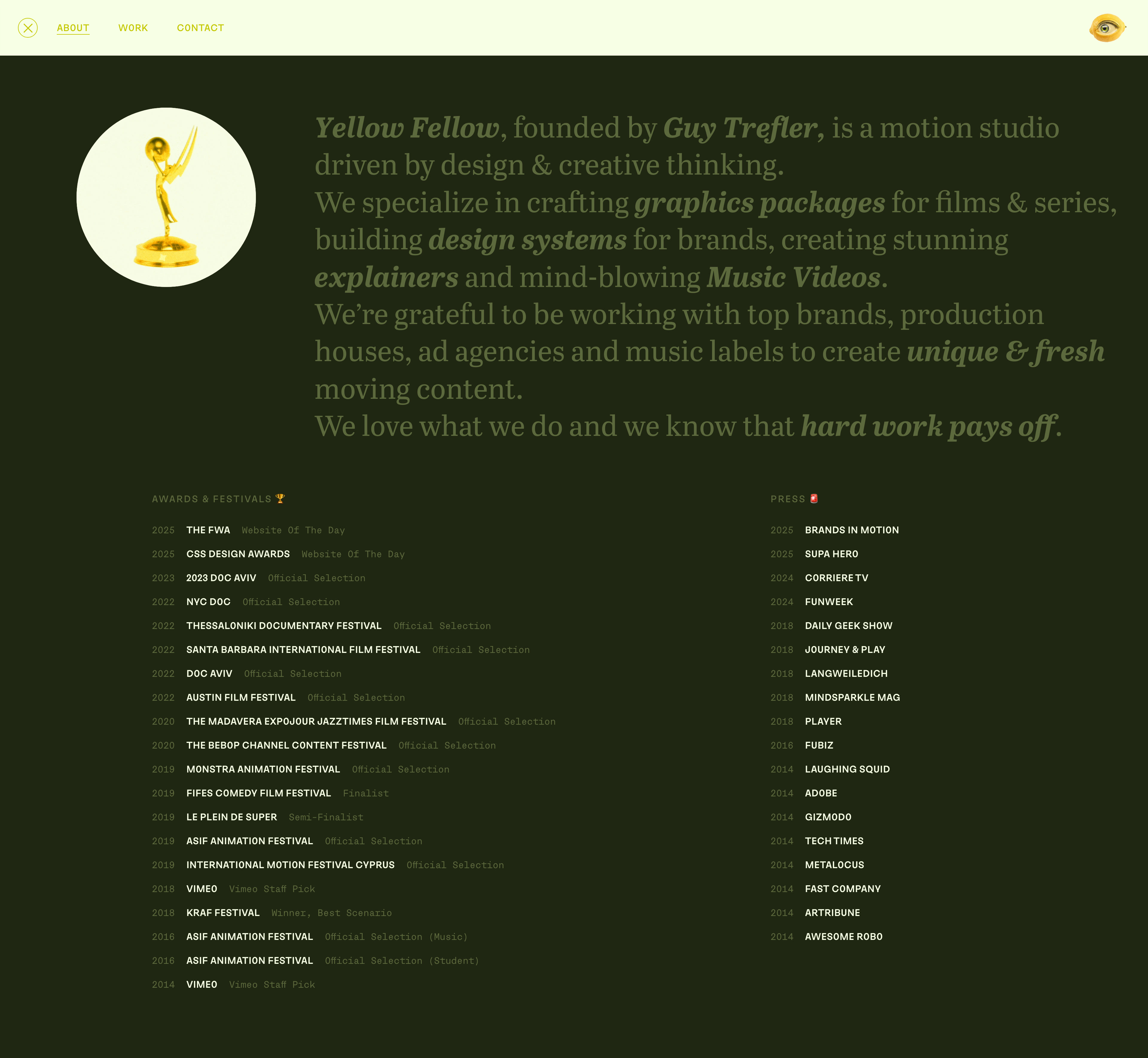Yellow Fellow - About Example