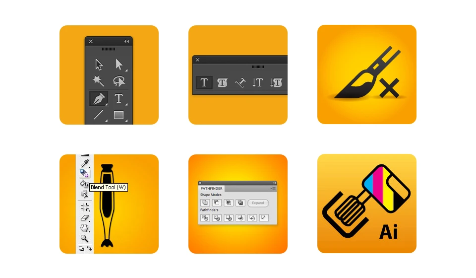 Guides to Illustrator Tools