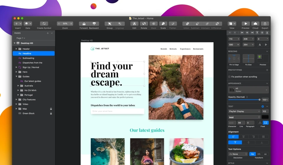 Sketch 52: Dark Mode, Data, a brand new look