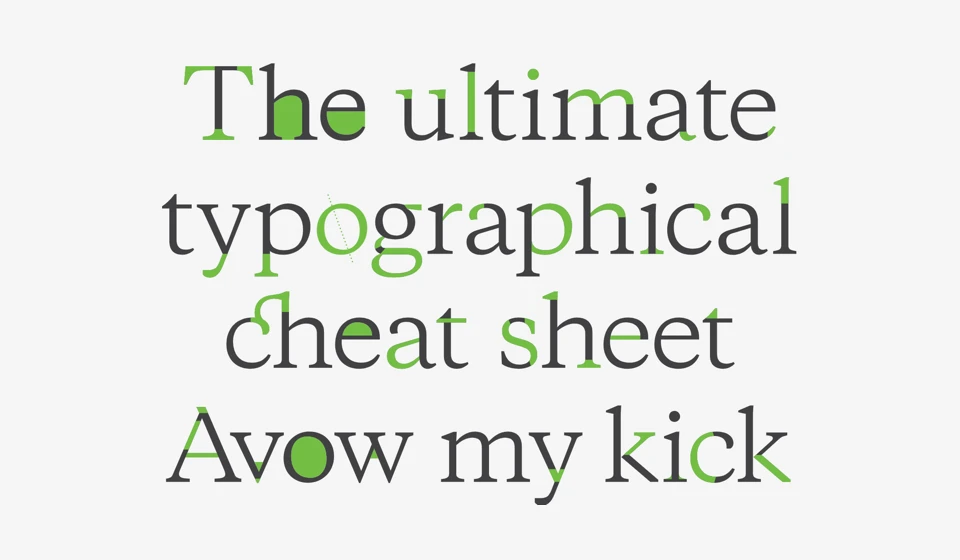 Interactive Typography Cheatsheet