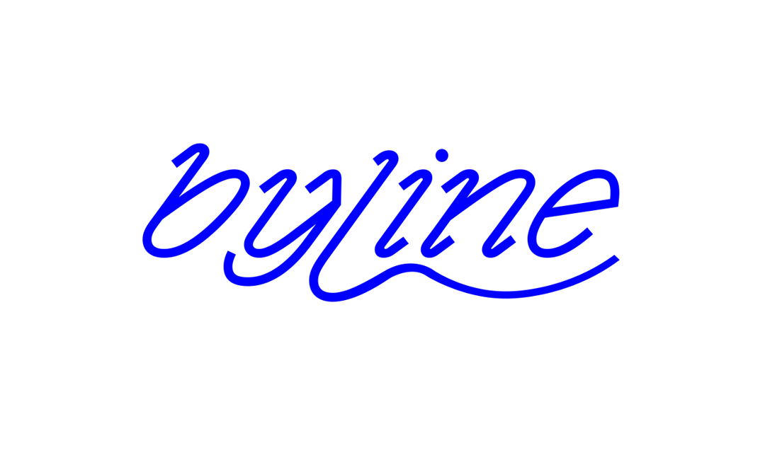 News example: Byline