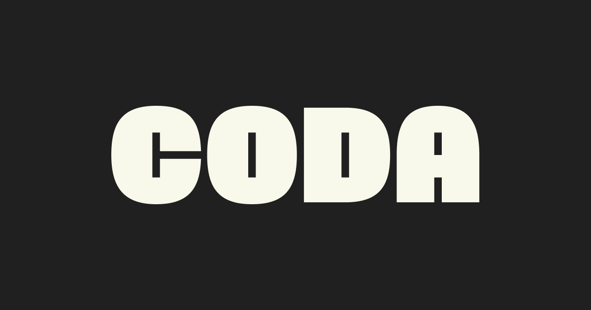 Business example: Coda