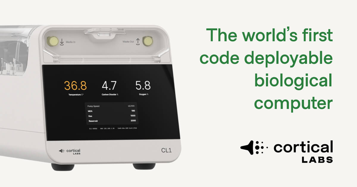 Hardware example: Cortical Labs