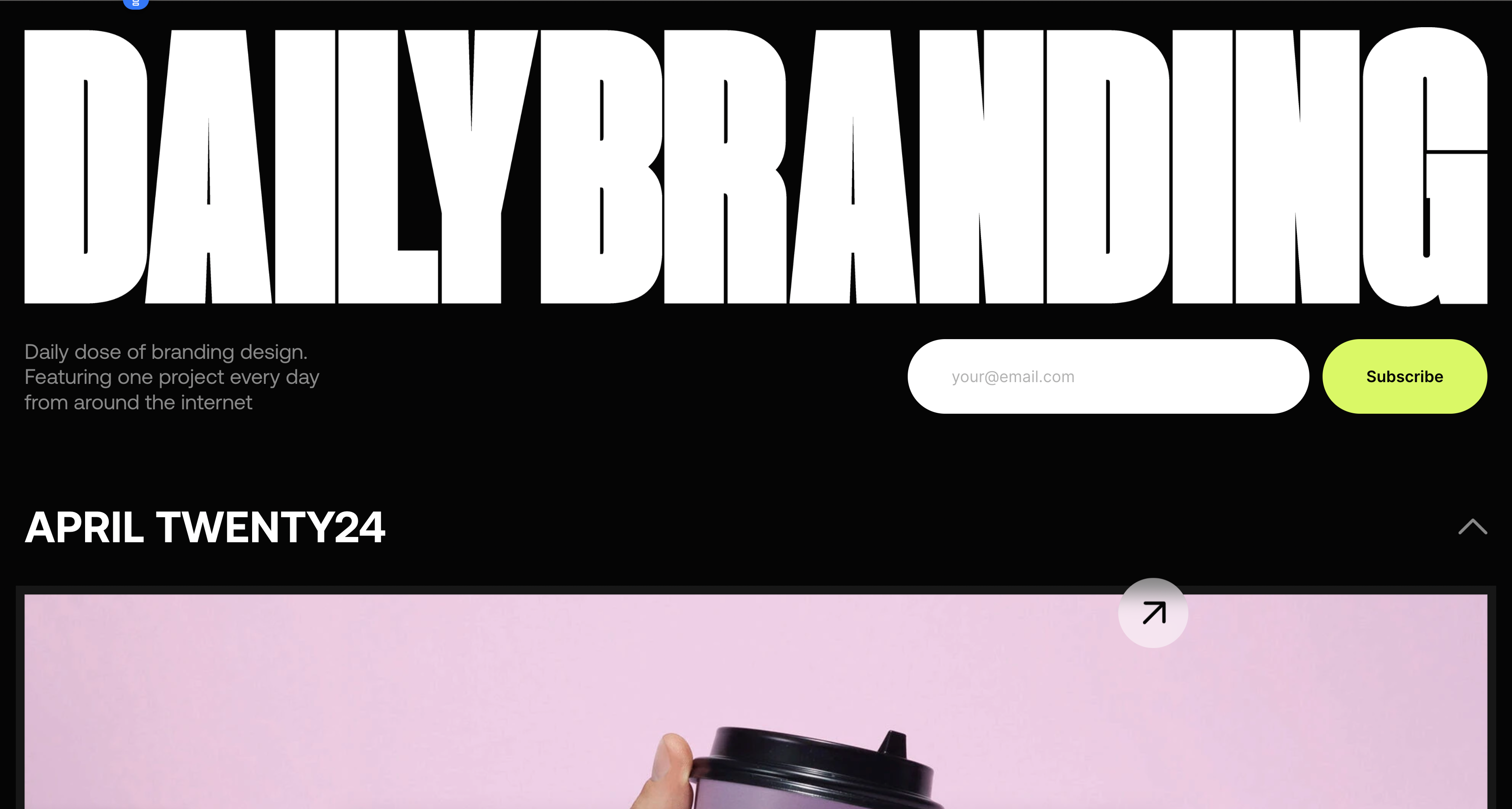 Blog example: DAILY BRANDING
