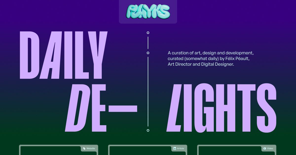 News example: Daily Delights