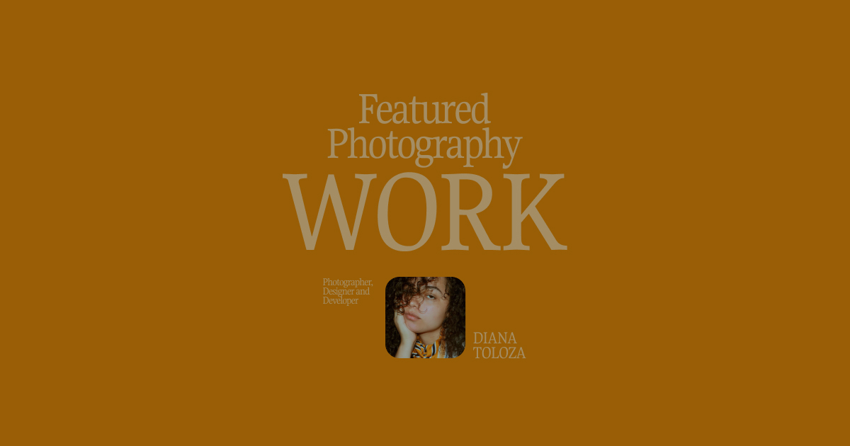 Photography example: Diana Toloza
