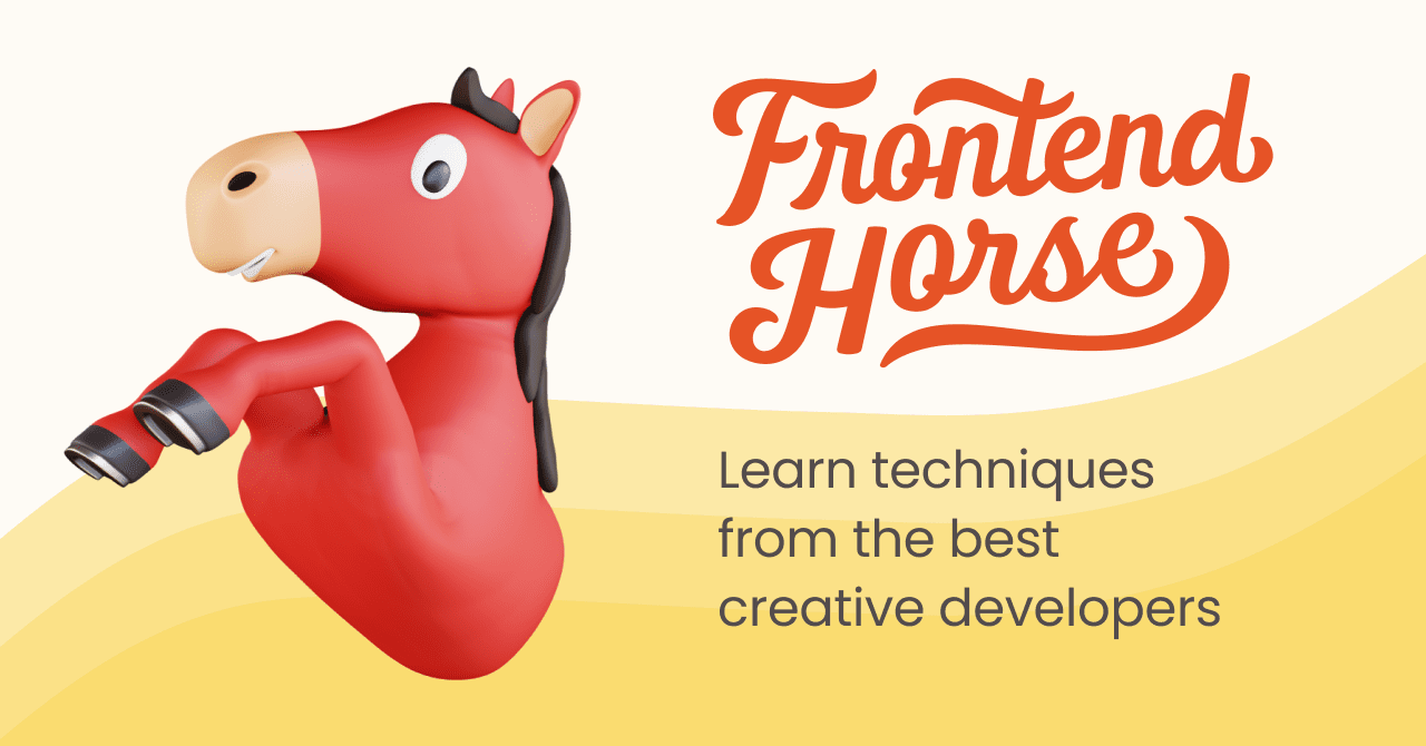 News example: Frontend Horse
