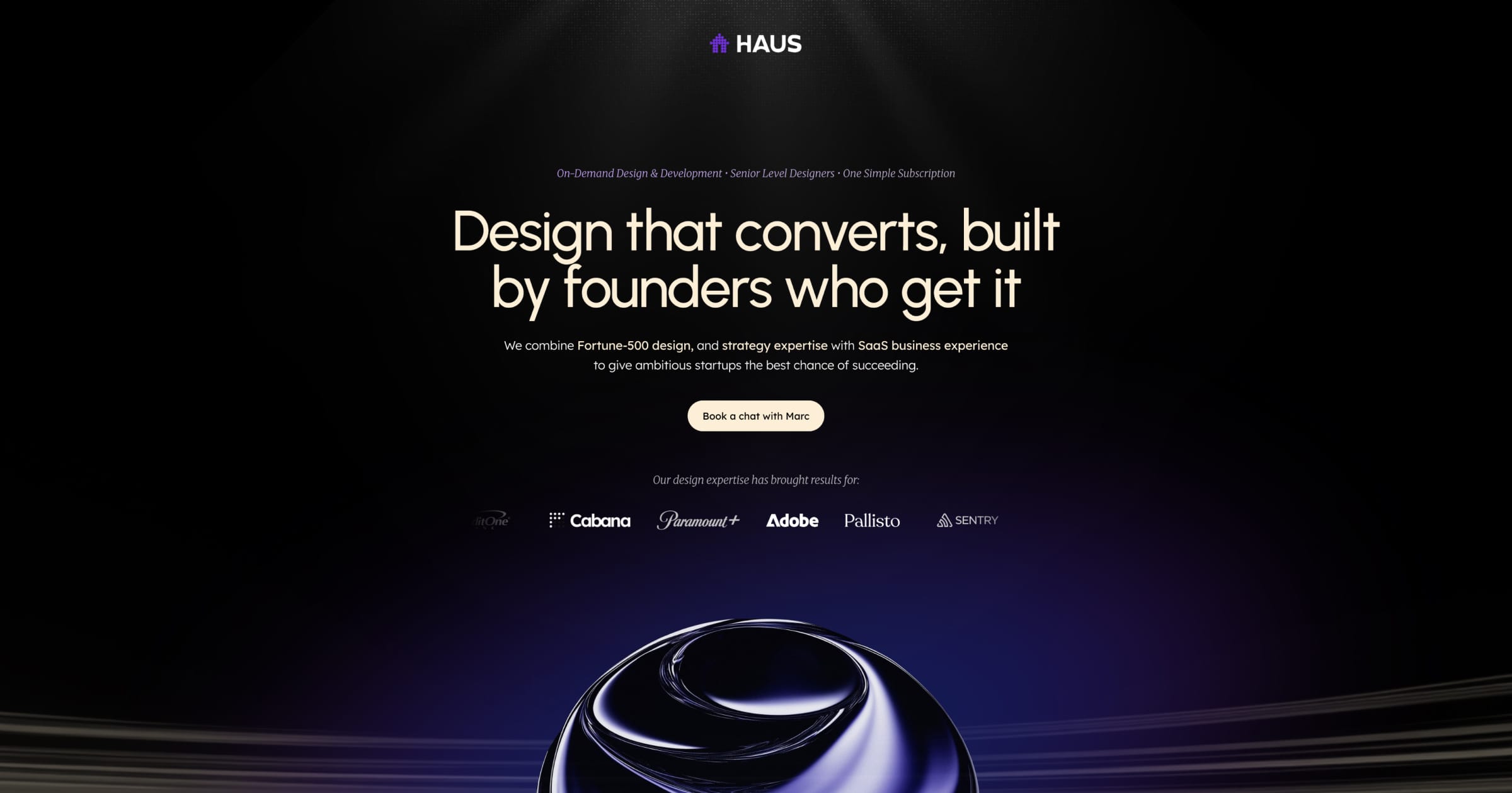Agency example: Haus