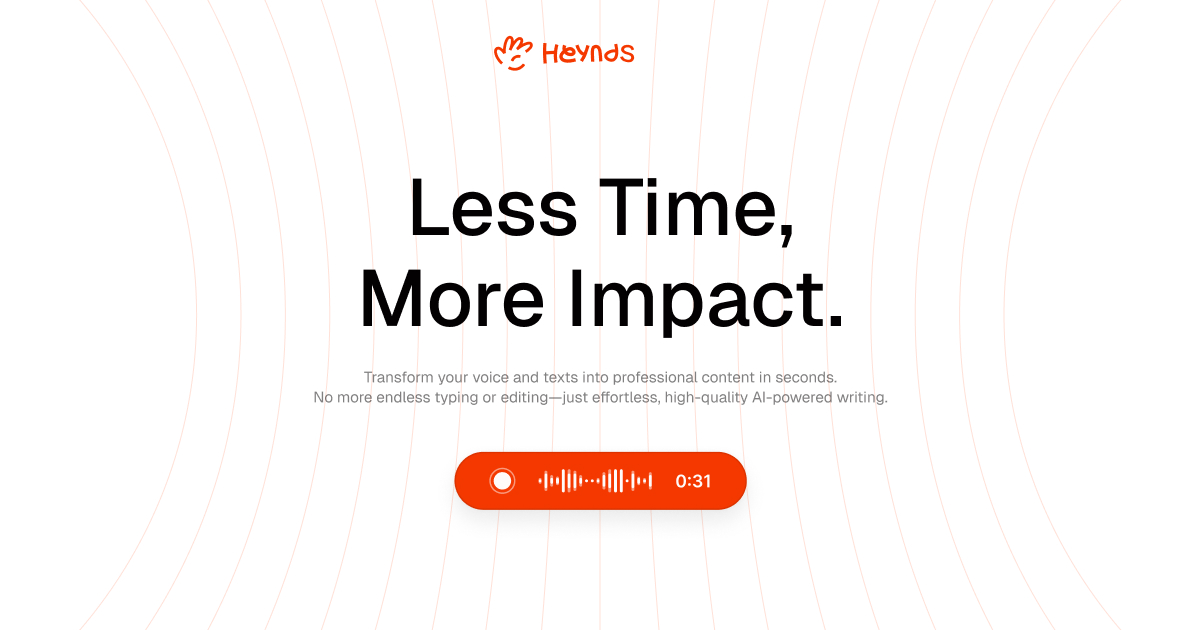 Coming soon example: Heynds