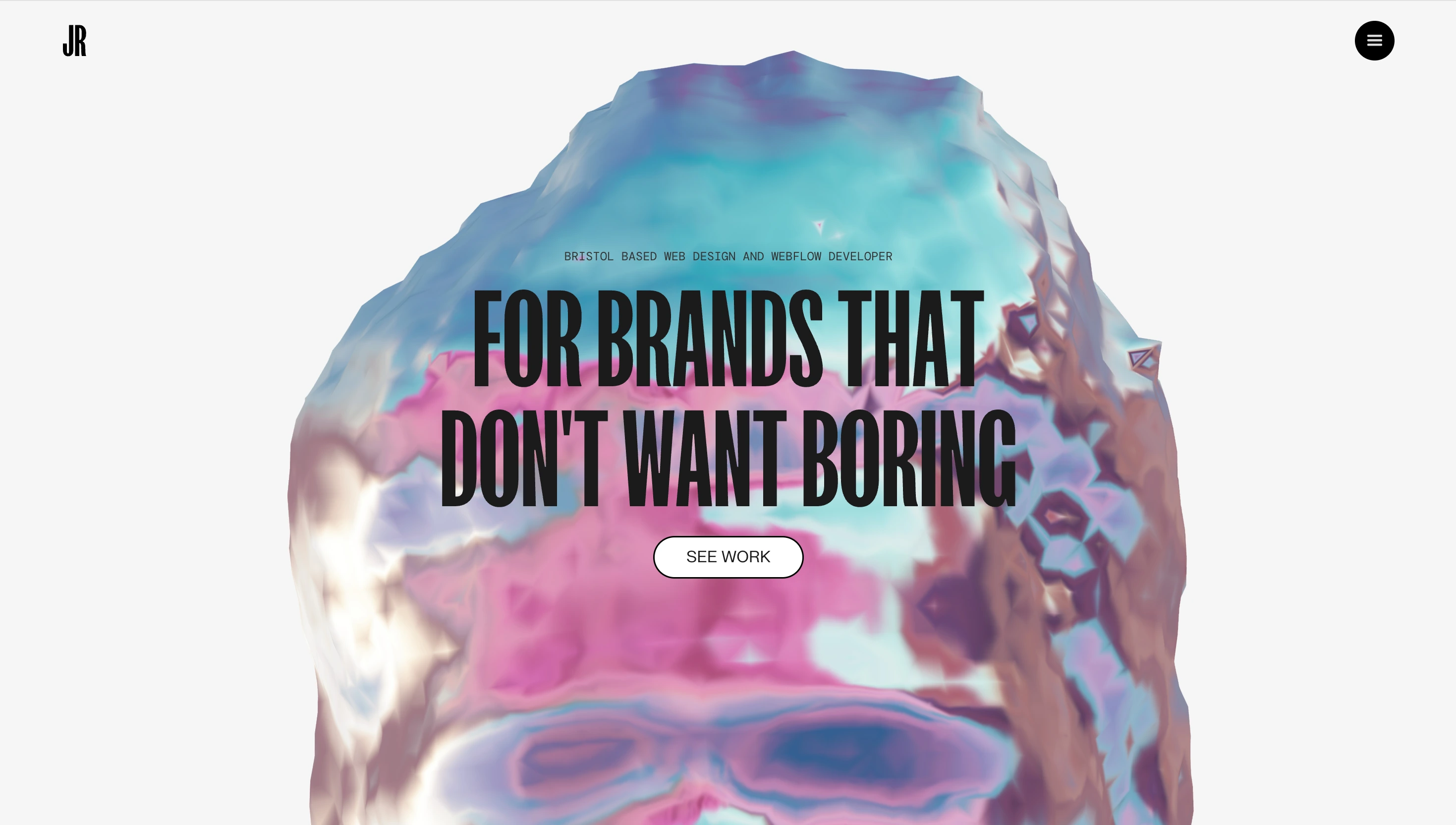 3d websites example: Jack Redley Design