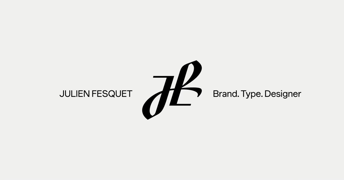 Typography example: Julien FSQT