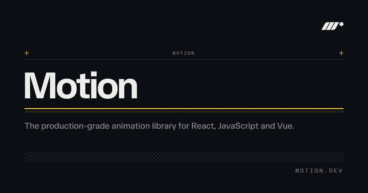 Development Tools example: Motion