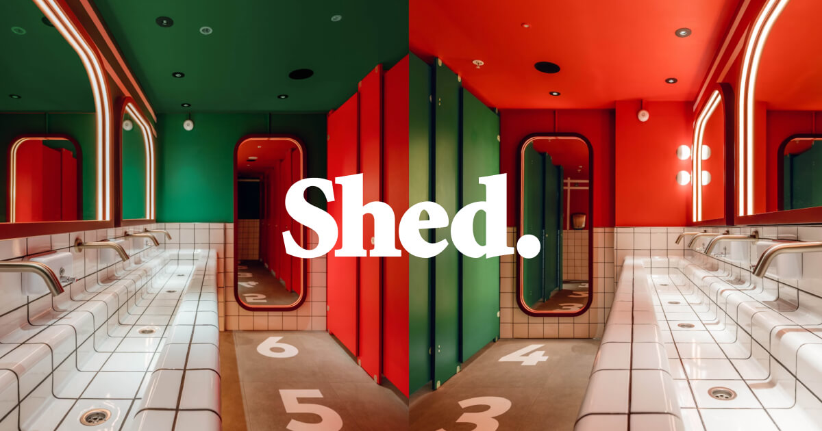 Gradient example: Shed