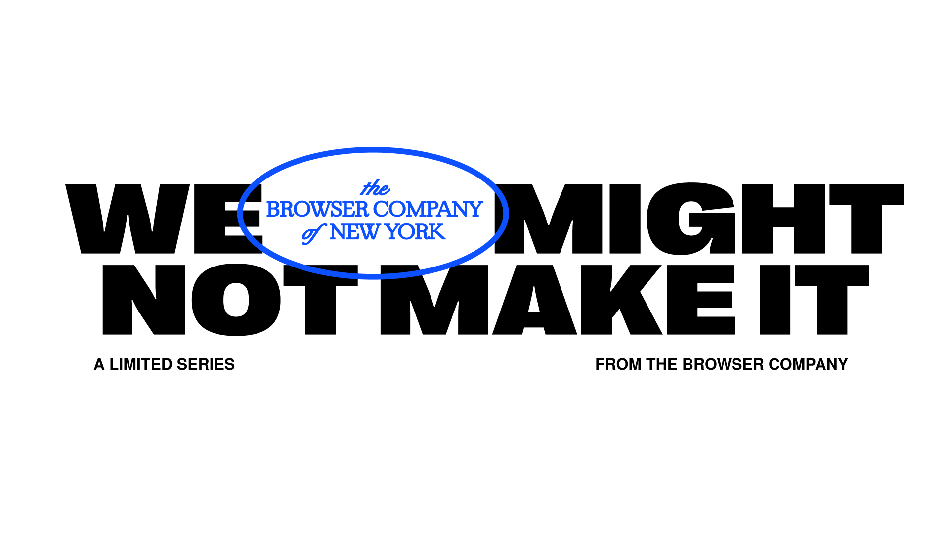 Film example: We Might Not Make It