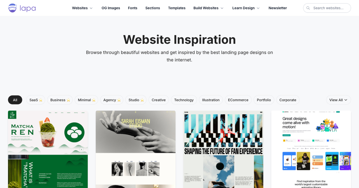 Landing Page Design Inspiration: 7428+ Website Examples | Lapa Ninja ...