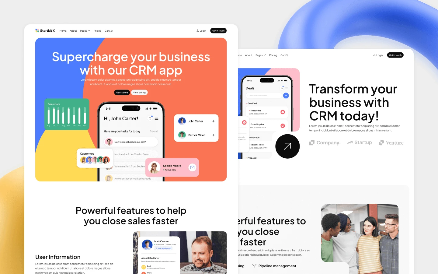 Startkit X Template Preview