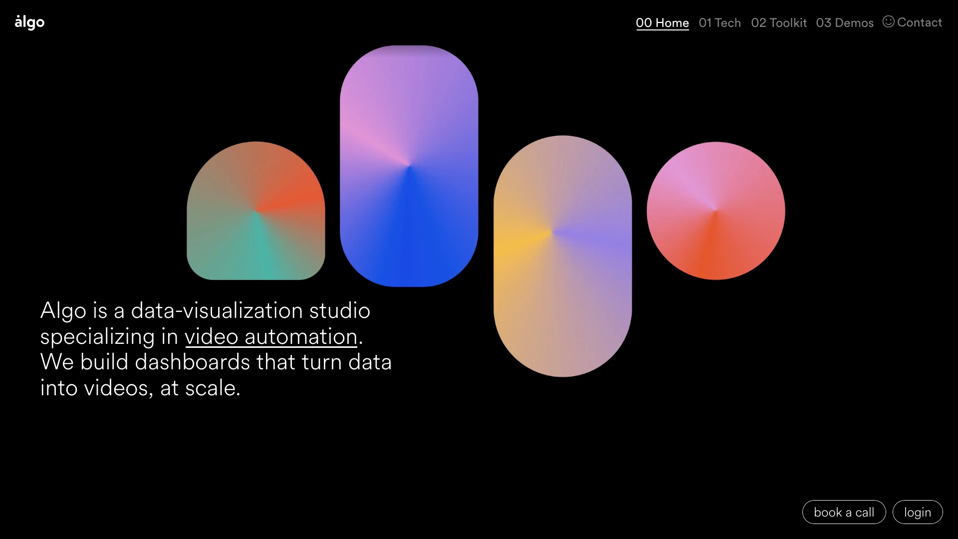 Algo - Landing Page Design | Lapa Ninja