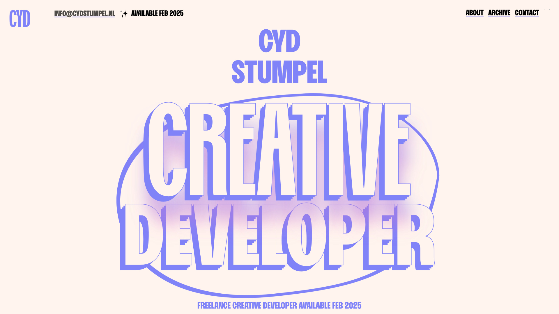 Cyd Stumpel - Landing Page Design | Lapa Ninja