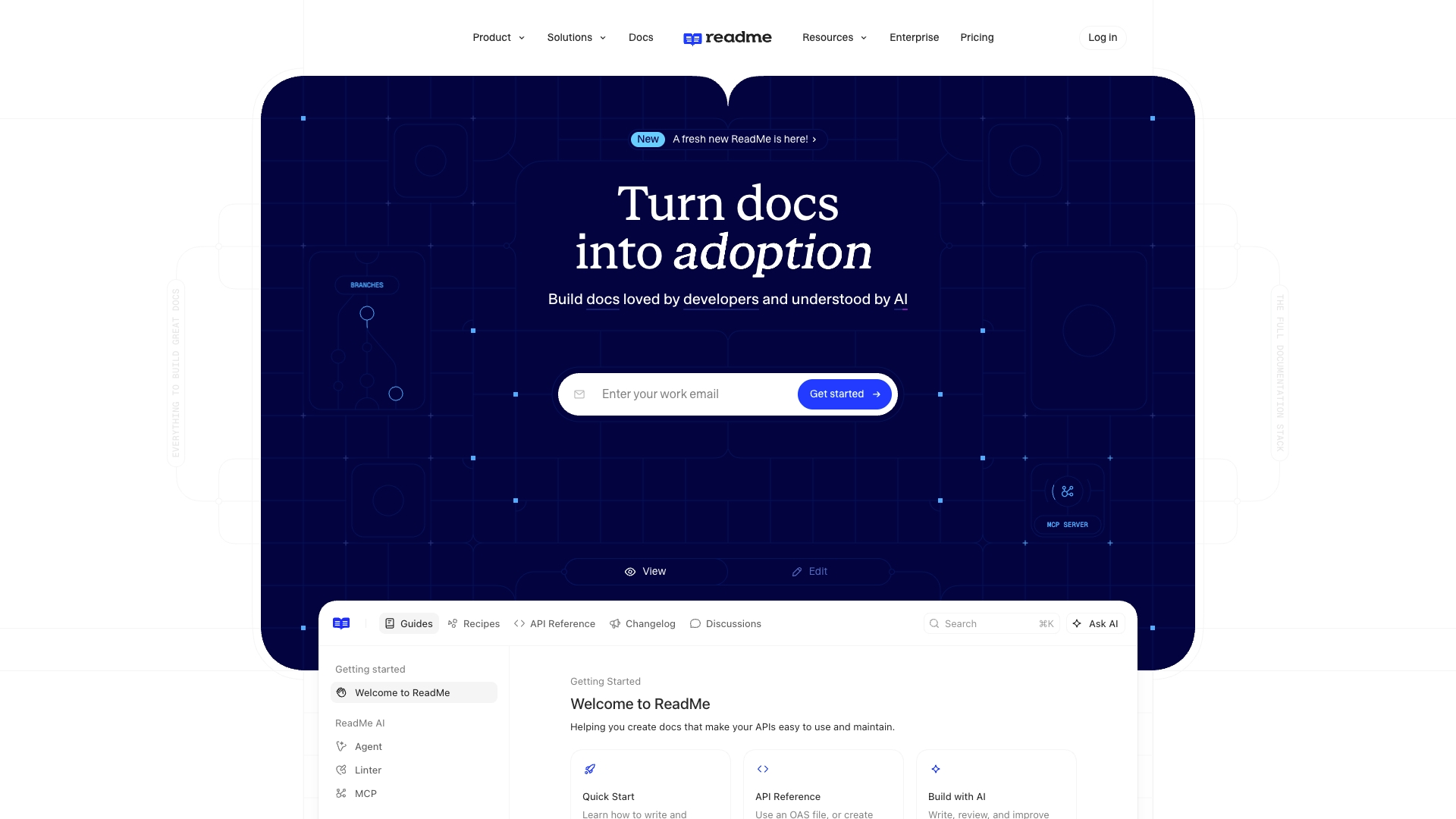 ReadMe - Landing Page Design | Lapa Ninja