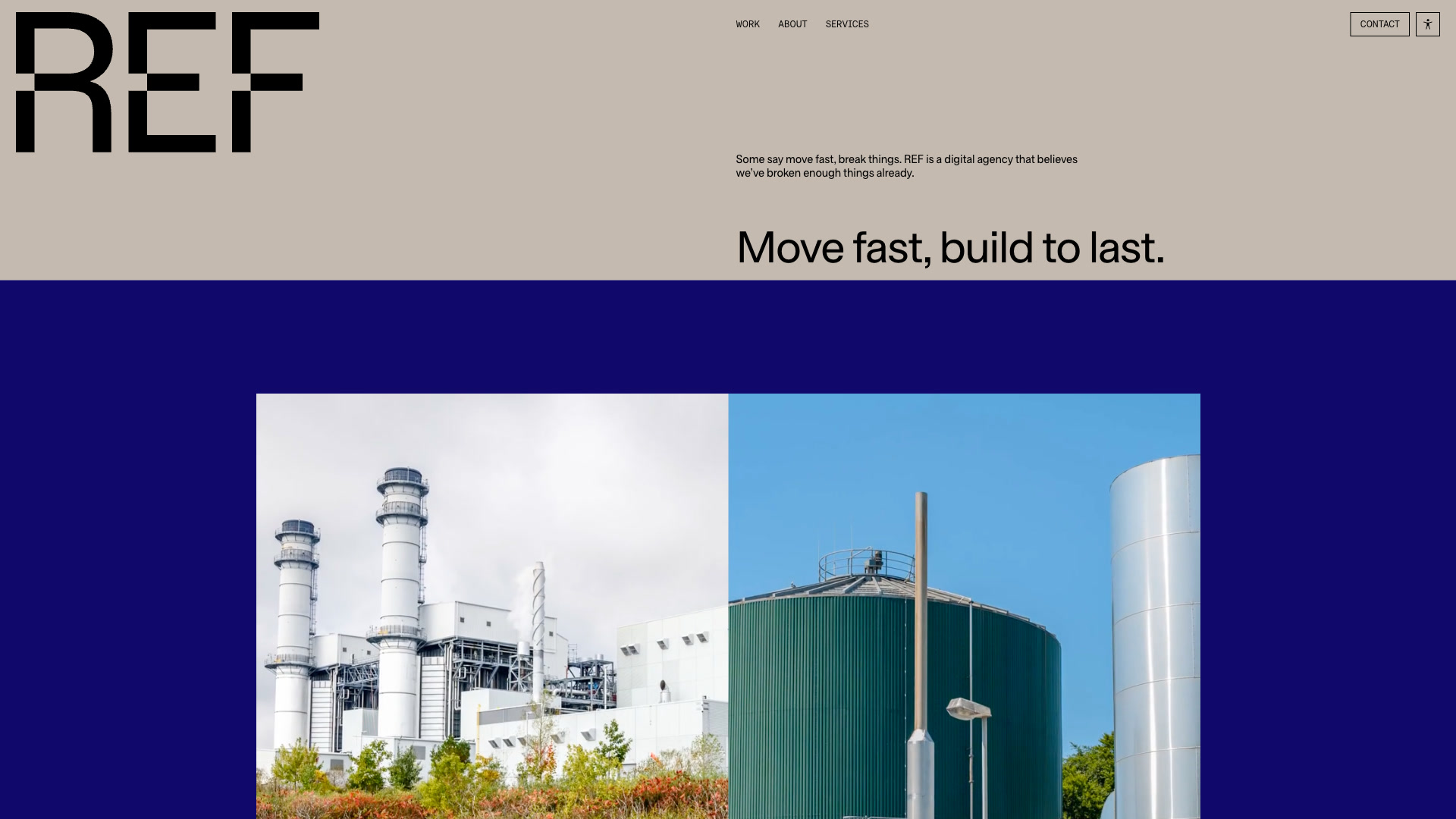 REF Digital Agency - Landing Page Design | Lapa Ninja