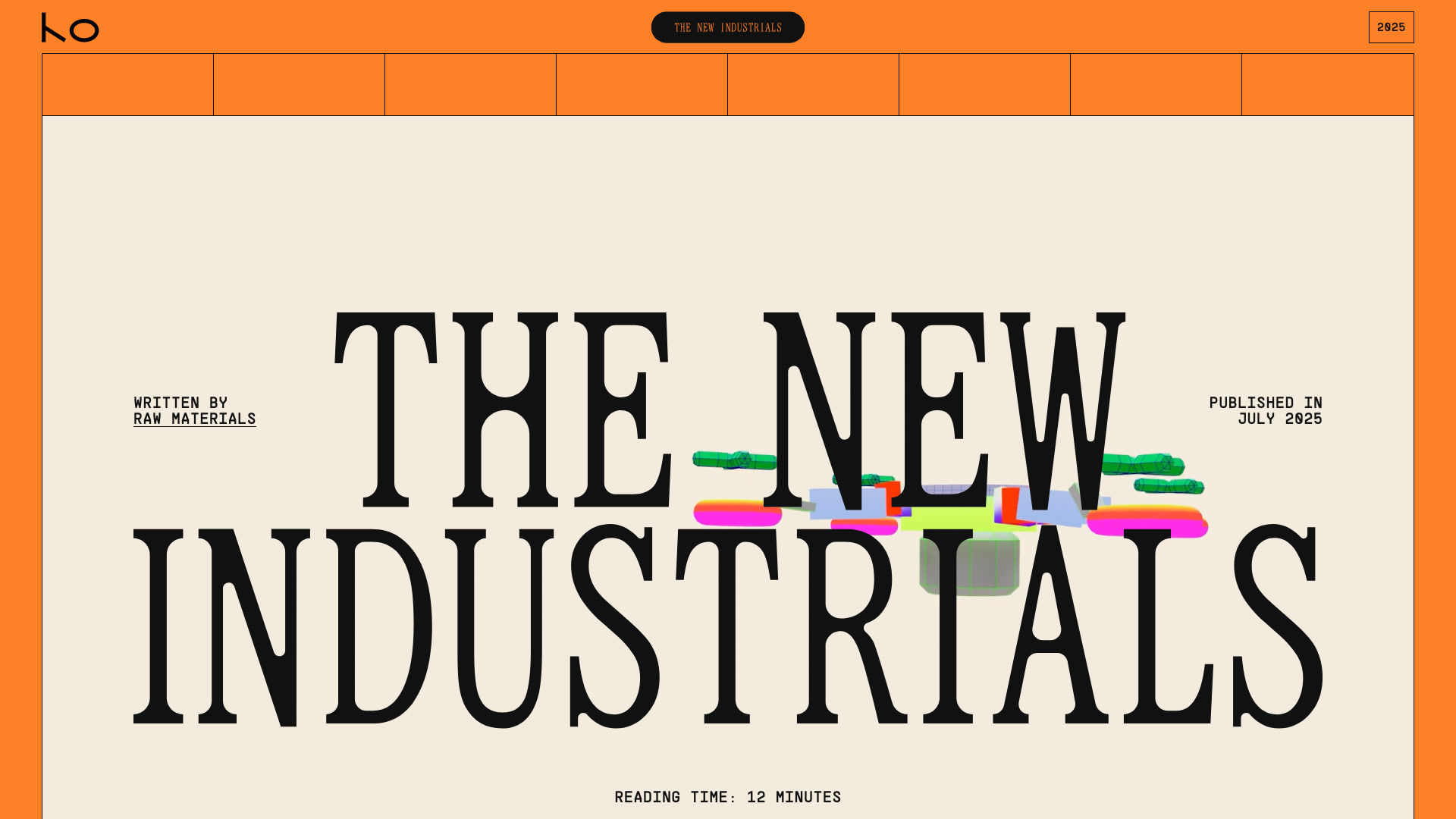 The New Industrials