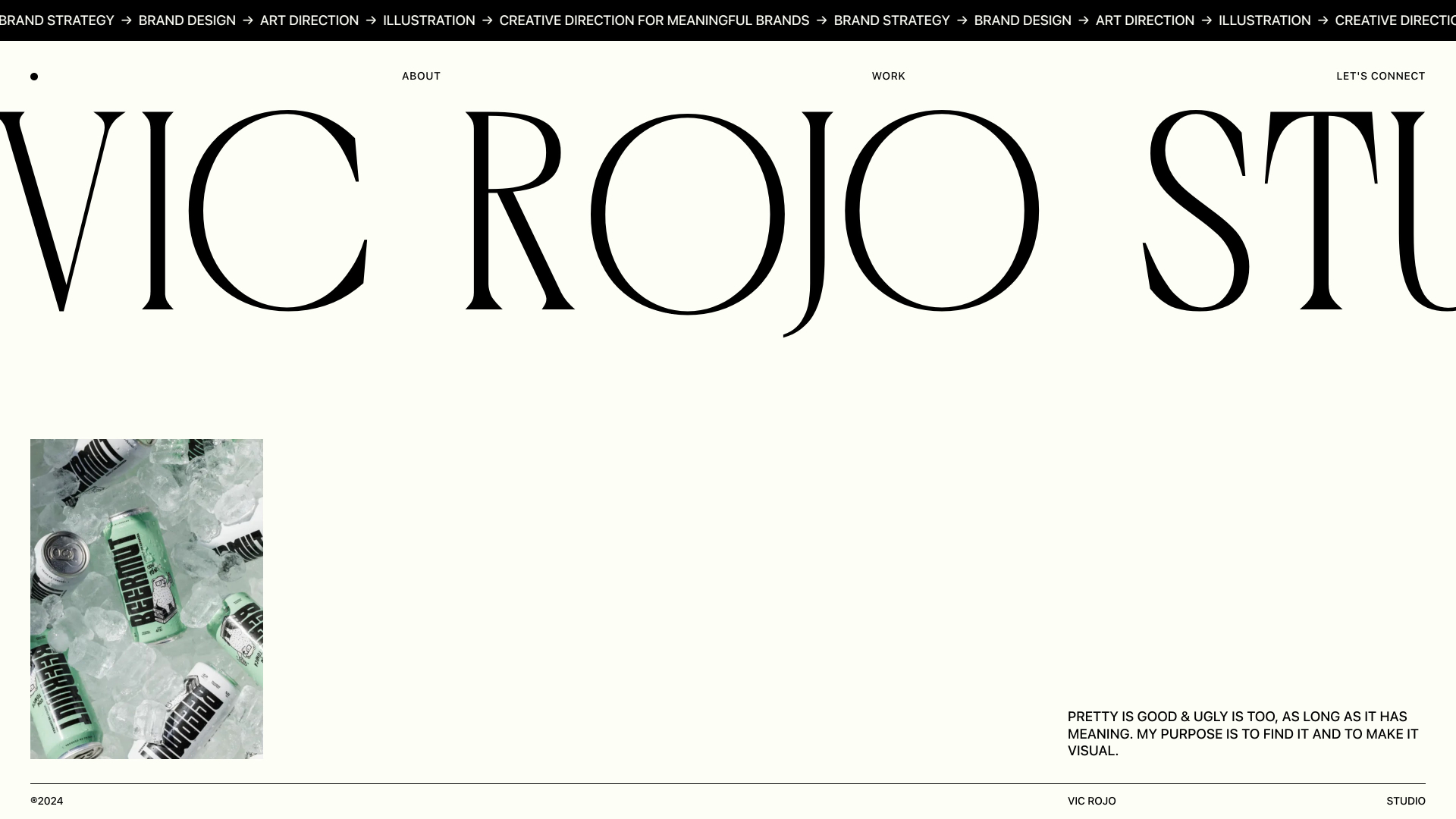 Vicko Roje Vic Rojo - Landing Page Design | Lapa Ninja